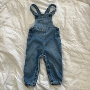 Baby GAP Blue Denim Overalls Bottoms 18m